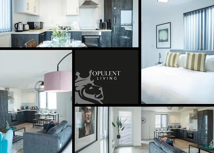 Luxe Penthouse Apartments - Peterborough Centre - Free Parking-Gym-Cinema
