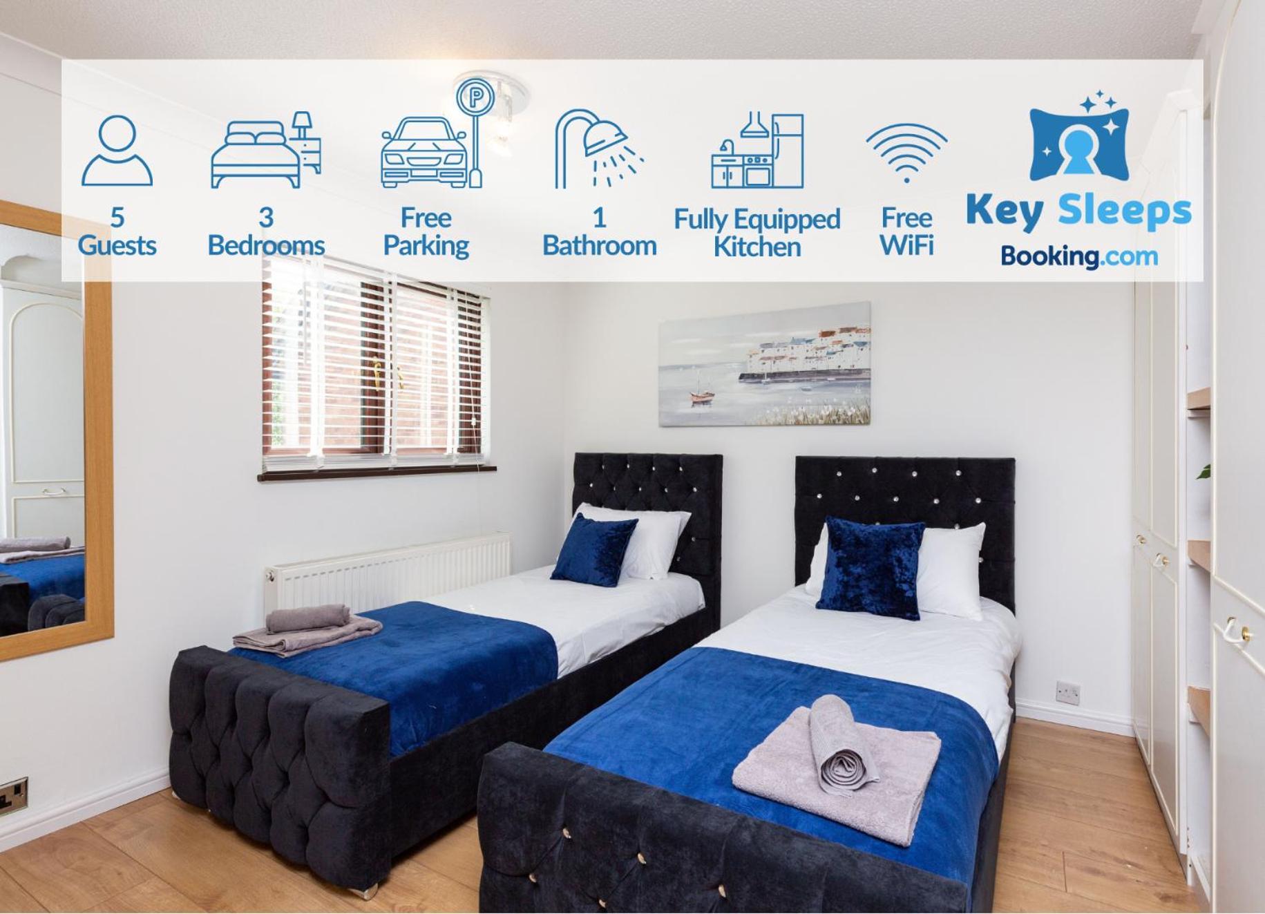 Apartment Great Location Free Parking Contractor Leisure