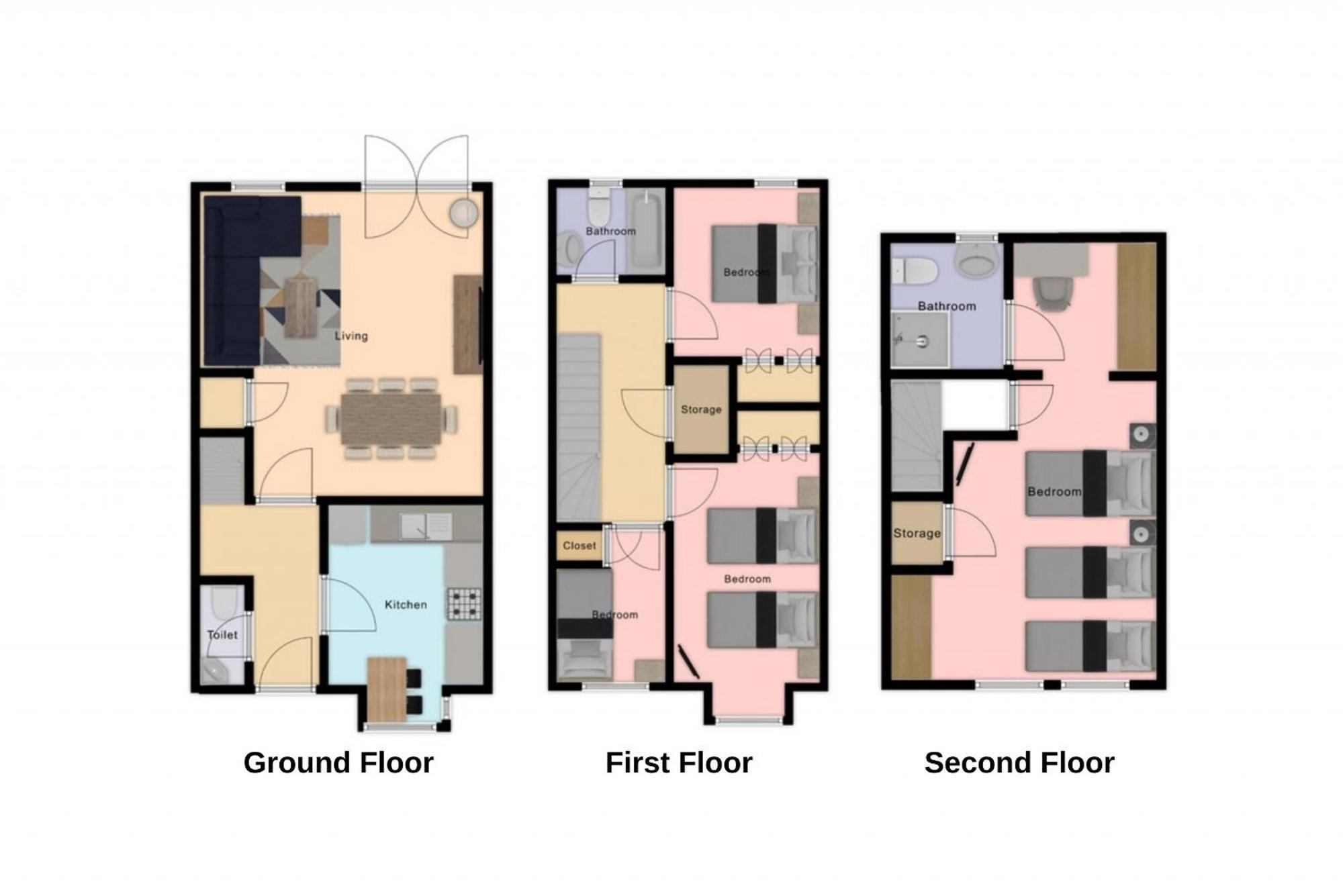 Modern 4-bedroom Contractor House: Free Wifi & Short Lets Peterborough