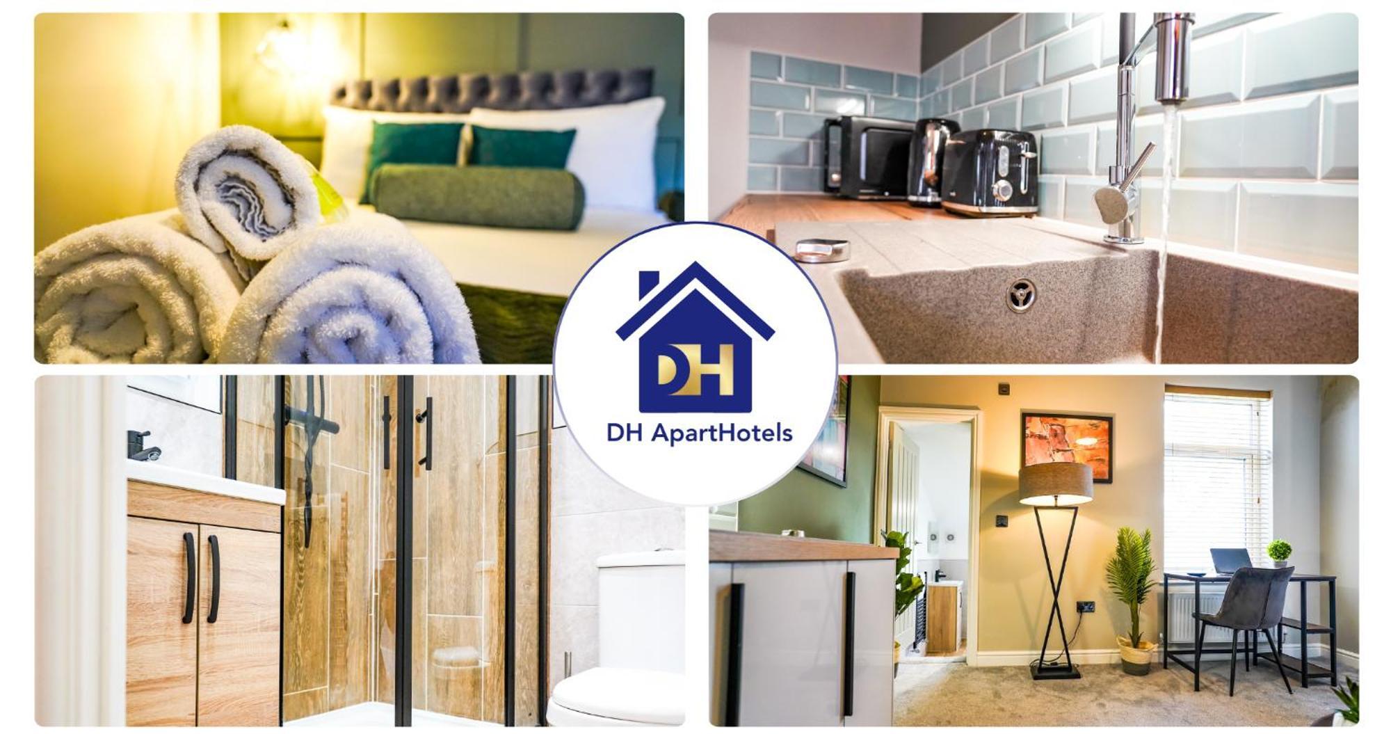 The Centre - - Contractor Friendly - Free Wifi - Smart Tv - Desk Space - Well Designed - Ideal For Long Work Apartment *