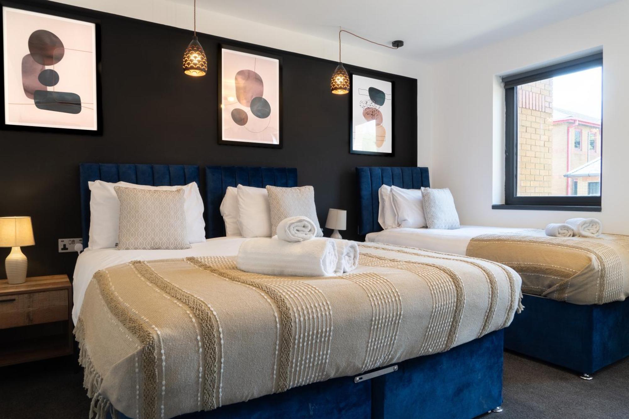 Newark House Premium With Sofa Beds - Wifi - Free Parking - Perfect For Contractors! Aparthotel *
