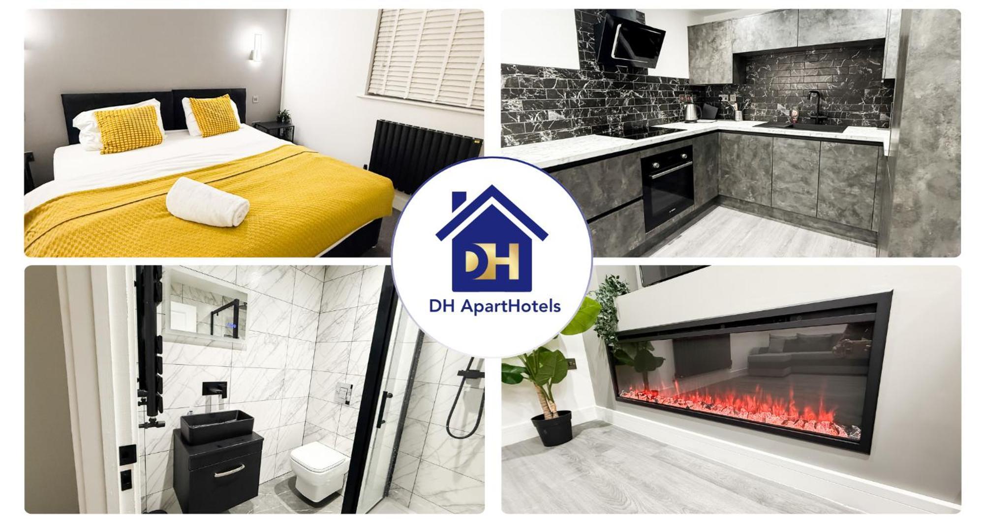 Spacious 2 Bedroom Modern Apartments - Central Location - Free Parking - Smart Tv - Washer Dryer - Built For Contractors, Consultants And Work Teams * Peterborough