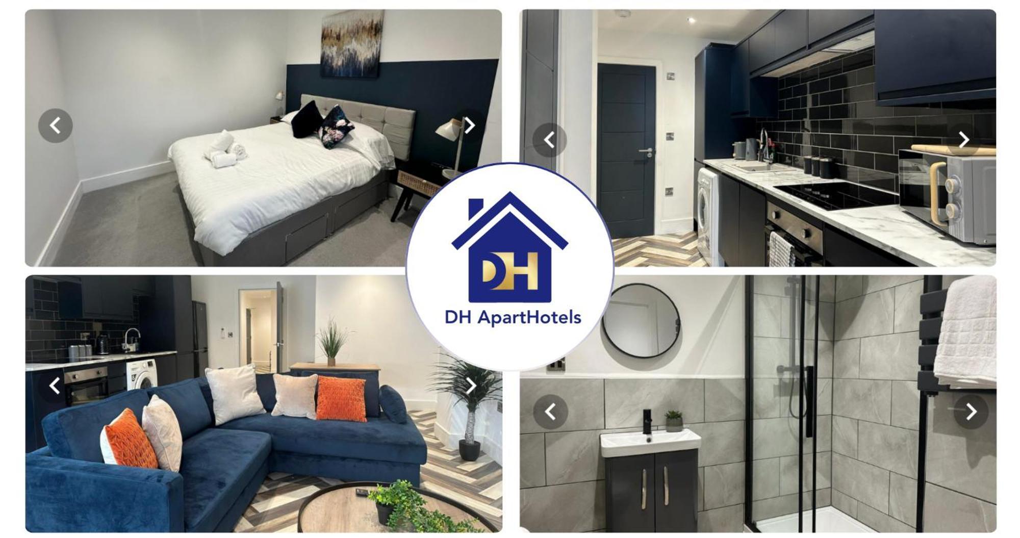 Apartment City Centre Apartments - 1 Bed Apartments - 5 Min Walk From Train Station - Designed For Professionals - Free Wifi - Full Kitchen - Sofa Bed - Ideal For Long Work Stays Peterborough